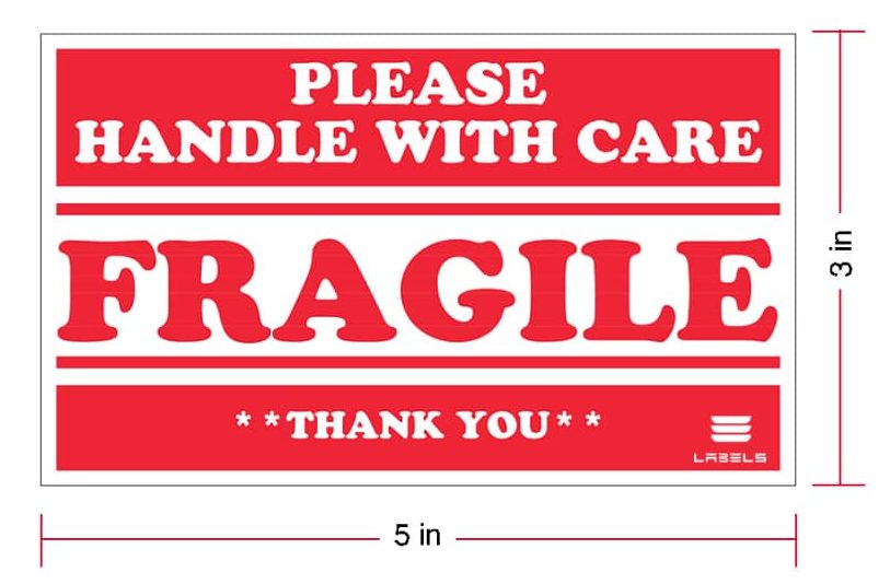 FRAGIL PLEASE HANDLE WITH CARE. THANK YOU